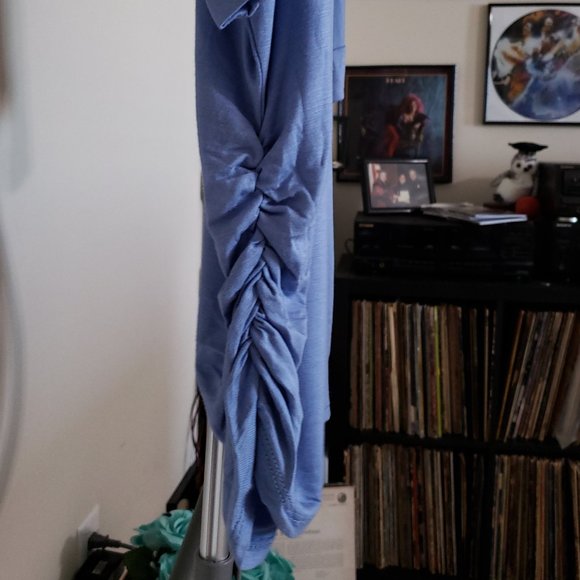 Iliad Boat Neck Dolman Drape Top in 5X - Picture 4 of 14